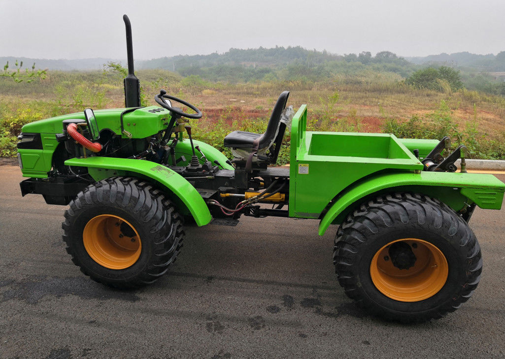 отчетливо произношенный трактор с тележки фермы Типпер дороги для перехода плантации масличной пальмы и роторного рыхлителя поставщик