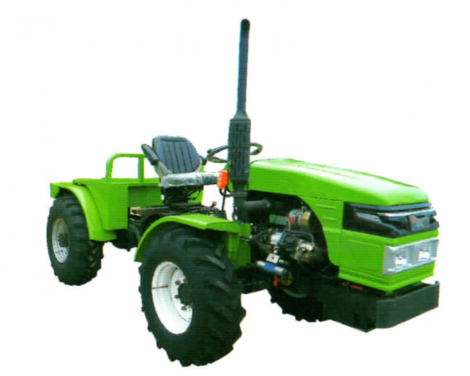 отчетливо произношенный трактор с тележки фермы Типпер дороги для перехода плантации масличной пальмы и роторного рыхлителя 0